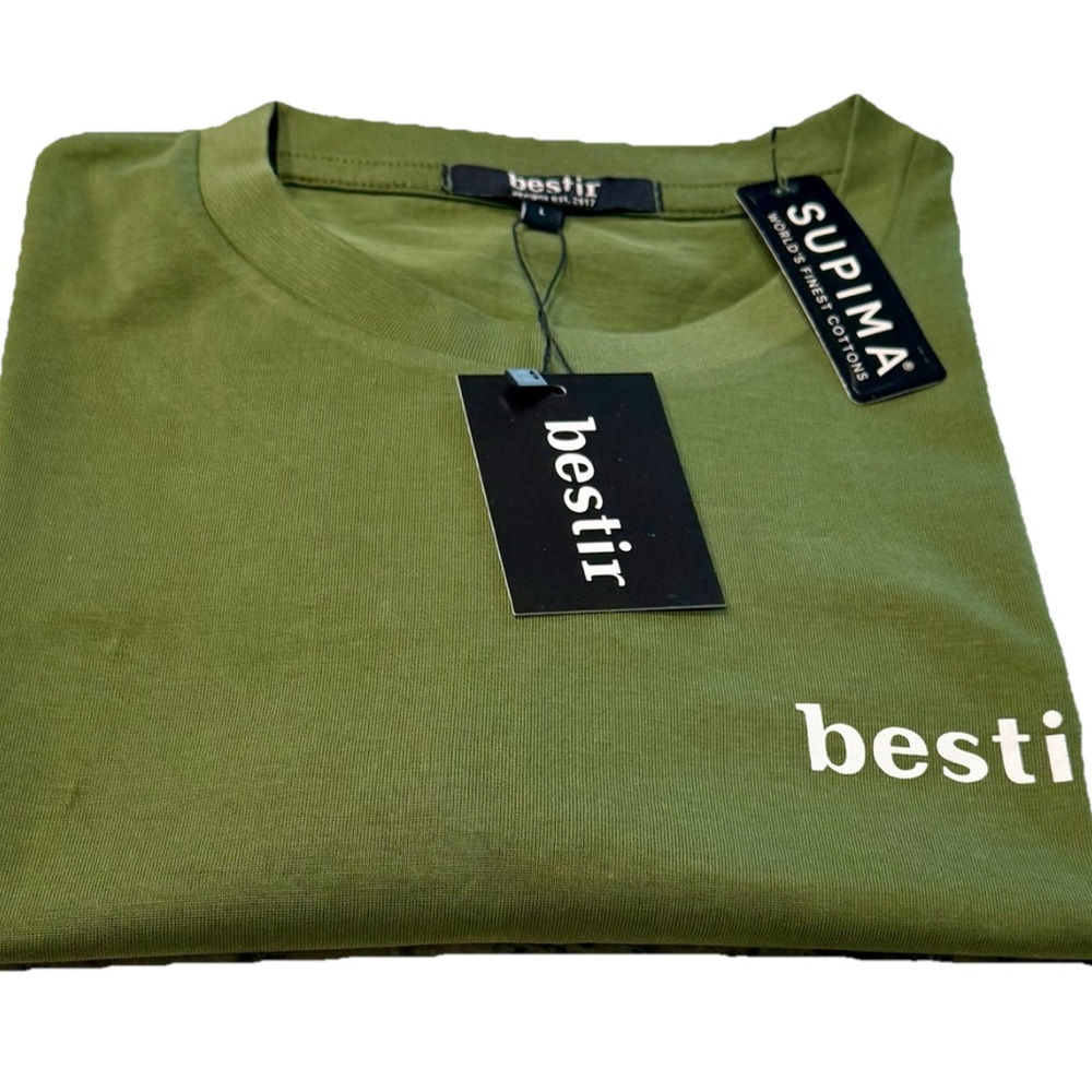 bestir designer Olive Green Supima Cotton T-Shirt. Quality over everything